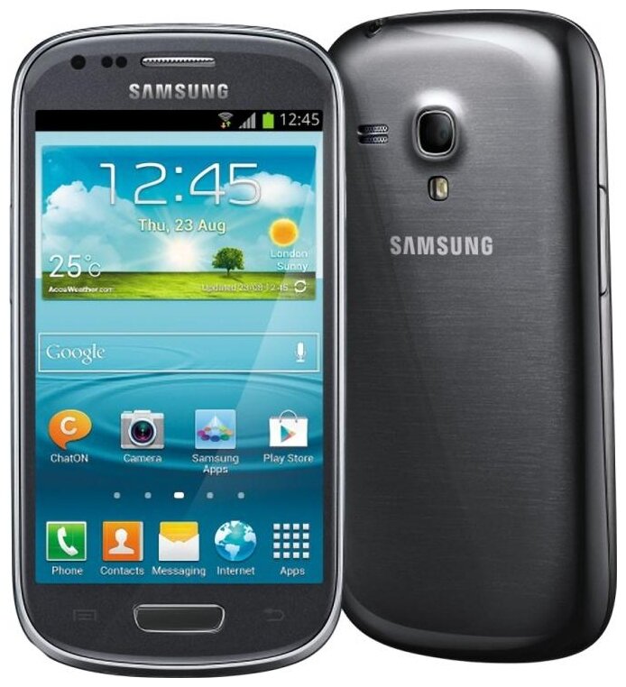 Смартфон Samsung I8190 Galaxy S III mini 8Gb Titan Grey, серый