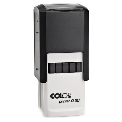 Оснастка Colop Printer Q20 для печати, штампа, факсимиле. Поле: 20х20 мм. Корпус: черный.