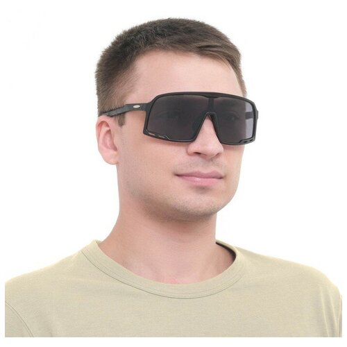 фото Очки спортивные, uv400, ширина 14.1 см, дужка 13.4 см, линза 7.2 х 5.3 см gorodok