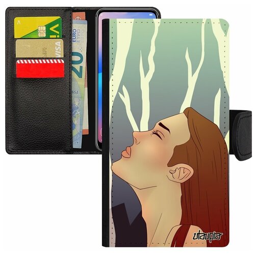 фото Чехол книжка на мобильный iphone 8 plus, "надежда" ожидание мечта utaupia