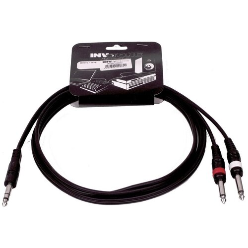 кабель аудио 1xjack 2xjack procab cla720 1 5 1 5m Кабель аудио 1xJack - 2xJack Invotone INSC500