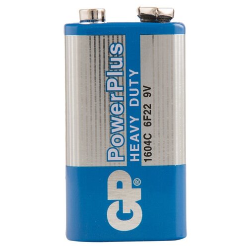 Батарейка GP PowerPlus MN1604 (6F22) Крона, солевая, 10 штук в упаковке батарейка gp supercell mn1604 6f22 крона солевая 10 штук в упаковке