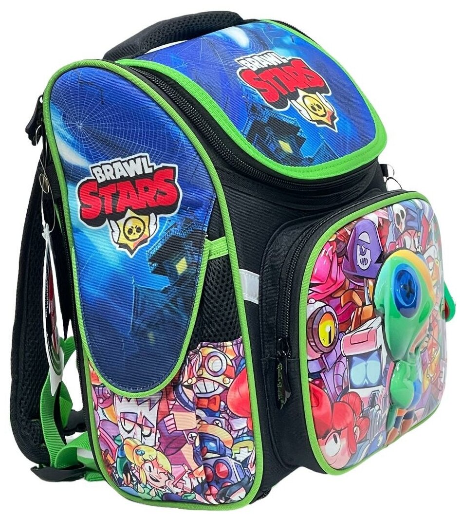 Школьный рюкзак для мальчика Brawl Stars с сумкой для сменной обуви