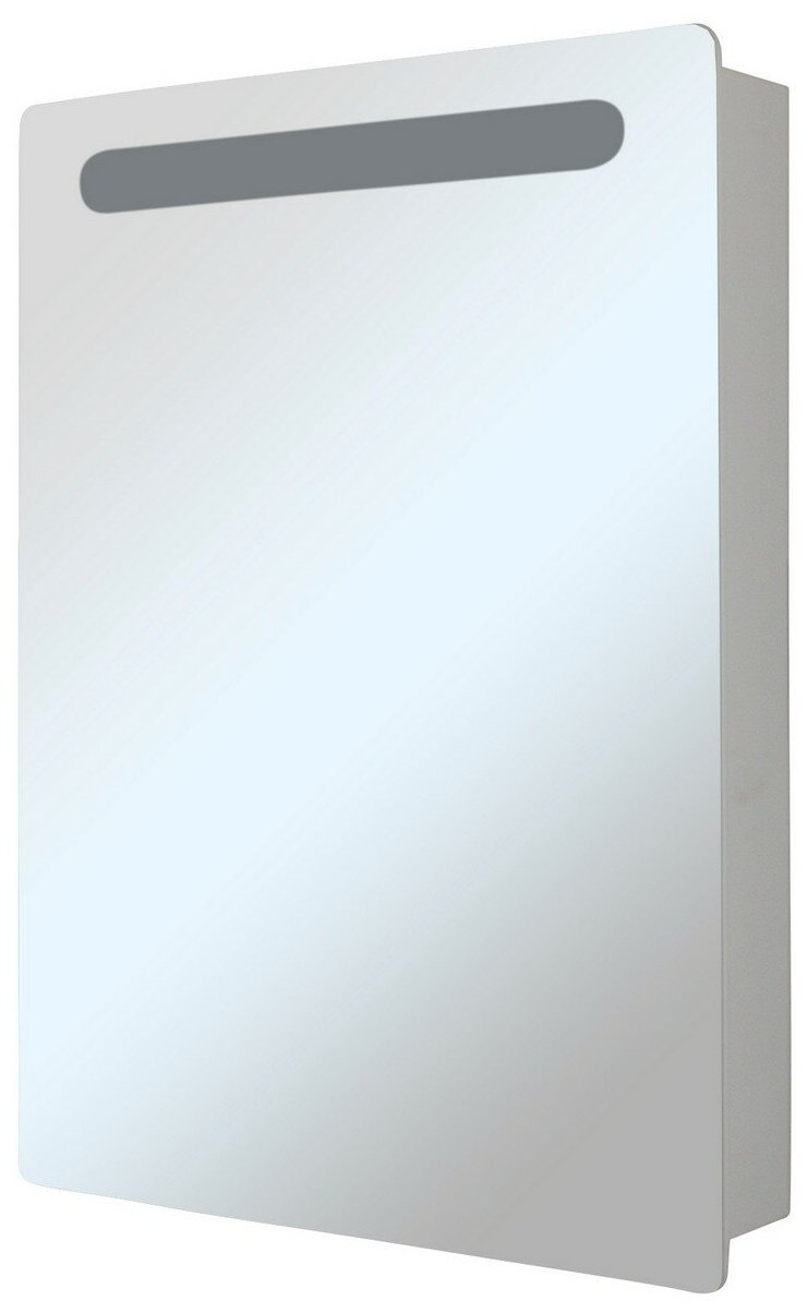 Зеркальный шкаф "СТИВ-60" белый левый с подстветкой