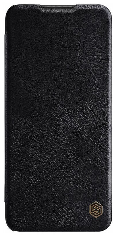 Кожаный чехол-книжка Nillkin Leather Qin для Samsung Galaxy A03s черный