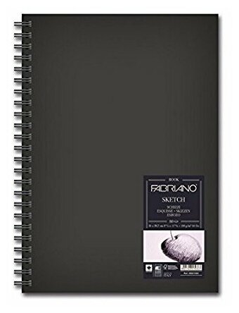 Fabriano Блокнот для зарисовок "Sketchbook" 110г/м2 А3 мелкозернистая 80л (портрет) sela25