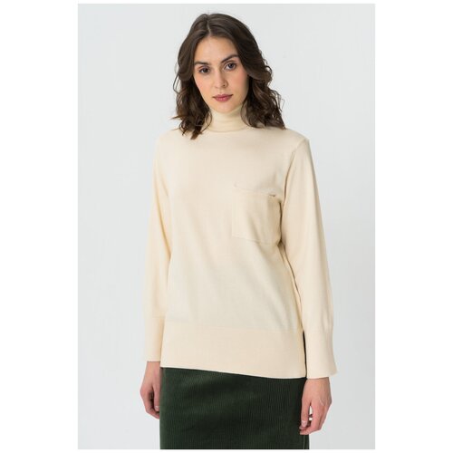 Джемпер с высоким воротом ICHI 20110217 Бежевый 42