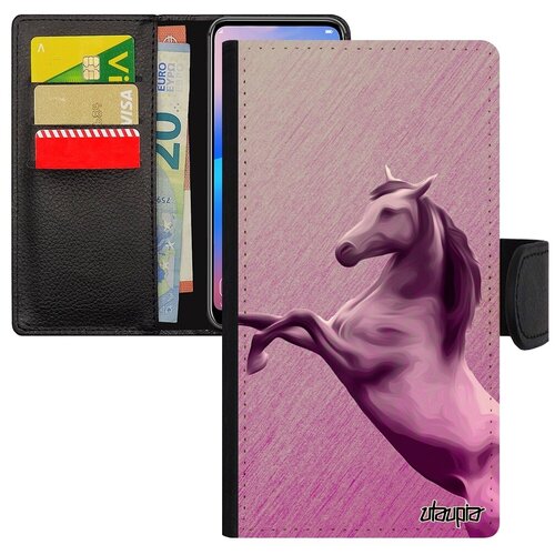 фото Защитный чехол книжка для // apple iphone 7 plus // "лошадь" жеребец дизайн, utaupia, цветной
