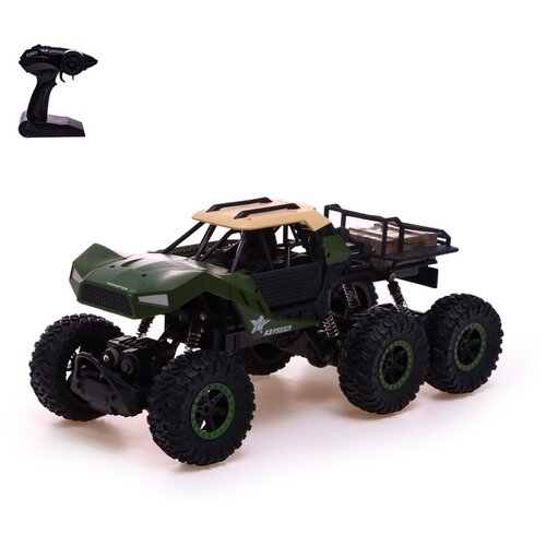 Внедорожник Sulong toys SL-166A, 1:12, 40 см, зеленый/черный внедорожник wl toys 12428 1 12 42 см зеленый черный