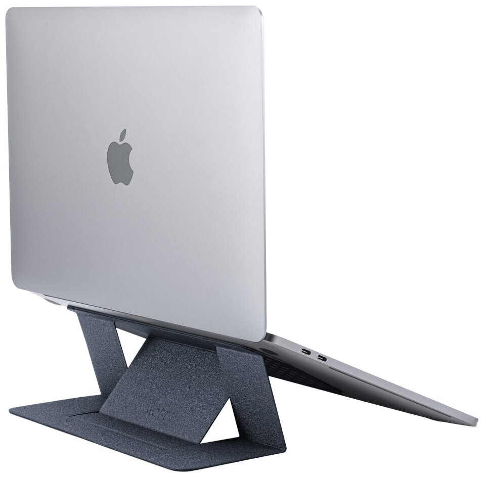 Охлаждающая клейкая подставка для ноутбука MOFT Laptop Stand с графеном серая (MS006G-1-GY)