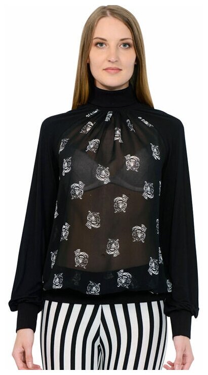 Блуза  MONDIGO, размер 40-42, черный