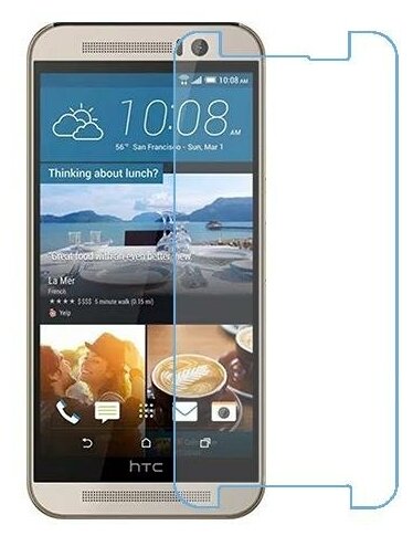 HTC One M9 Prime Camera защитный экран из нано стекла 9H одна штука