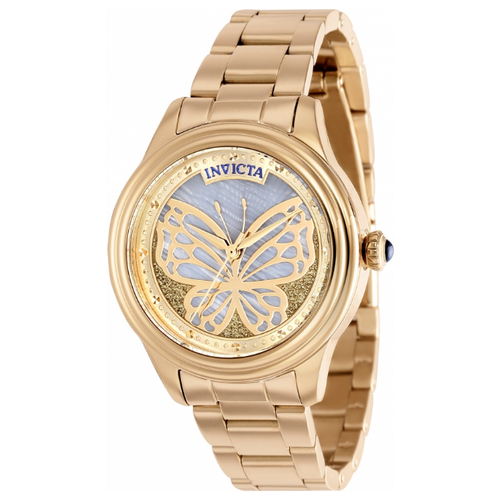 Наручные часы INVICTA Часы женские кварцевые Invicta Wildflower Lady 37098, золотой