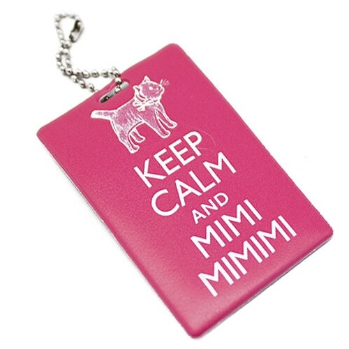 Бирка на багаж Keep calm and Mimimi