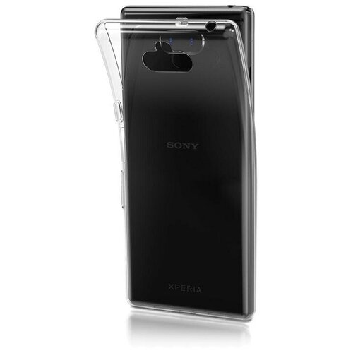 фото Чехол для sony i4113 xperia 10 brosco силиконовая накладка, прозрачный