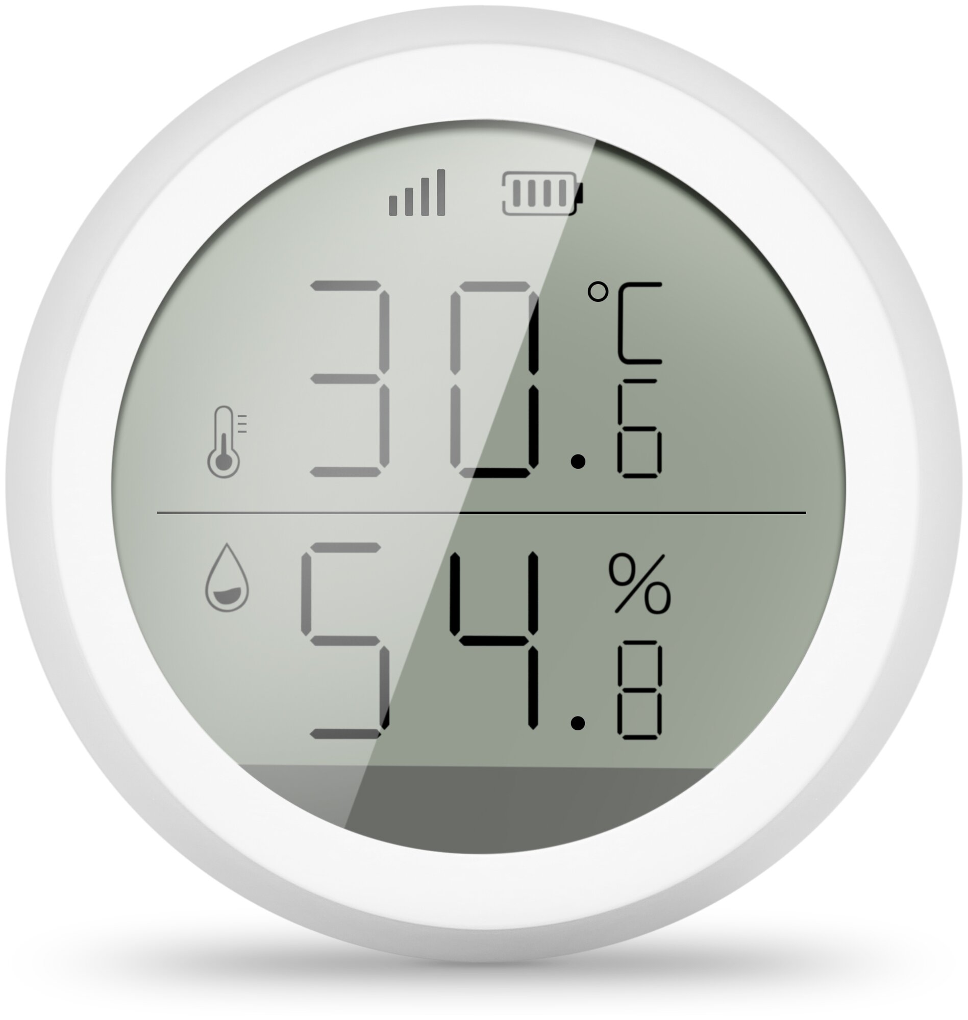Комнатный датчик температуры и влажности Tuya TS0201 с LCD дисплеем