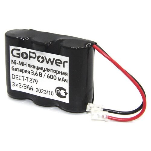 Аккумулятор для радиотелефонов GoPower T279 PC1 NI-MH 600mAh