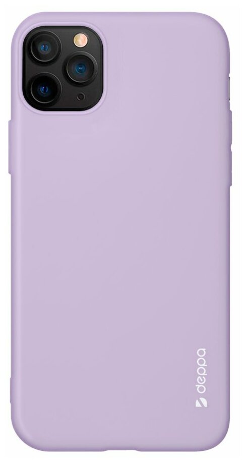 Чехол (клип-кейс) DEPPA Gel Color Case, для Apple iPhone 11 Pro Max, лаванда [87250] - фото №5