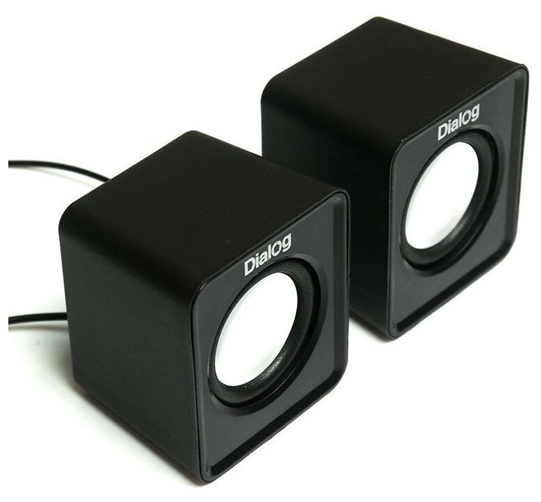 Dialog Colibri AC-202UP BLACK - колонки 2.1, 11W RMS, черные, питание от USB