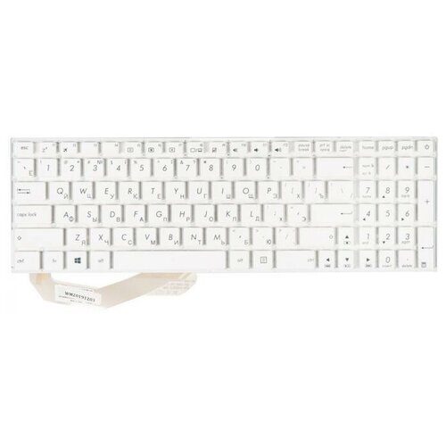 Клавиатура для ноутбука Asus X540 X540CA X540L X540LA X540LJ X540SA X540SC X540UP X540YA X544 A540L белая без рамки гор Enter 946₽