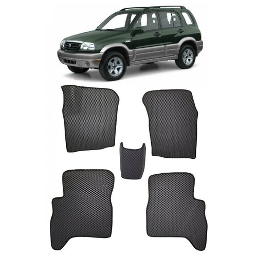 Suzuki Grand Vitara FT 5дв рестайлинг 2000 - 2006 коврики EVA Smart Комплект в салон 2964₽