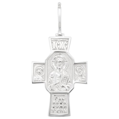 фото Подвеска-крест из серебра яхонт ювелирный арт. 255713