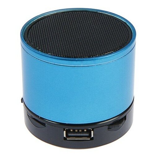 Портативная колонка LuazON Hi-Tech08 3 Вт 300 мАч microSD USB синяя 55500₽