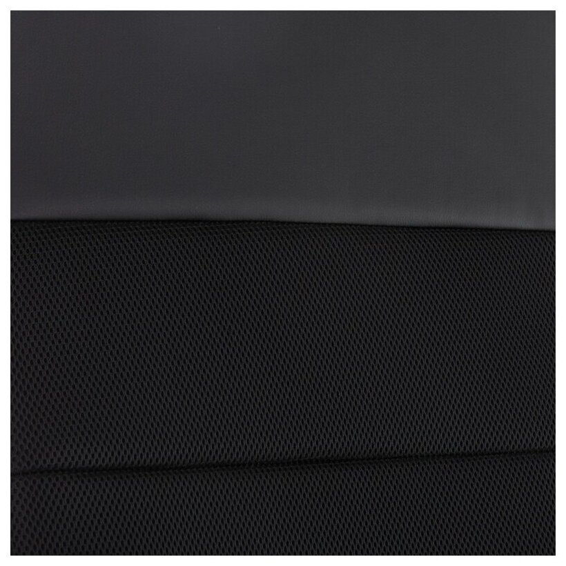 Кресло руководителя Helmi "Segment", экокожа, ткань, черная (283859) - фотография № 4