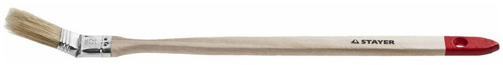 STAYER 25 мм 1" щетина натуральная деревянная ручка кисть радиаторная UNIVERSAL 0112-25_z01