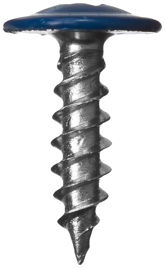 Саморезы ПШМ для листового металла, 19 х 4.2 мм, 450 шт, RAL-5005 синий насыщенный, ЗУБР