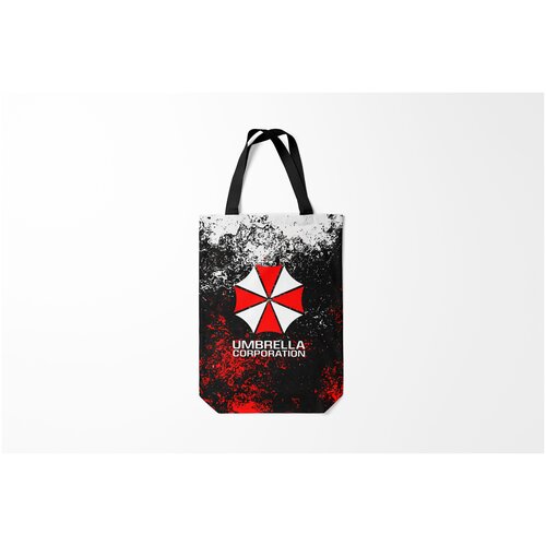 Сумка-шоппер / 31х42 см / Геймерам / Resident evil UMBRELLA CORP