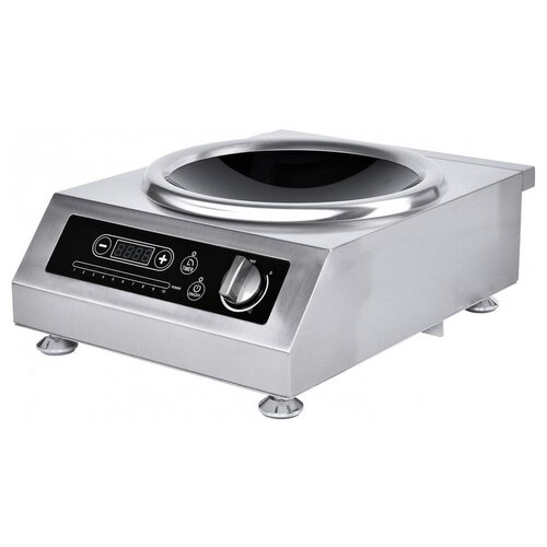 Плита электрическая индукционная Viatto Commercial VA-IC3520WOK. Индукционная варочная панель. Плита индукционная настольная ВОК плита электрическая индукционная viatto va ic3541s индукционная варочная панель плита индукционная настольная