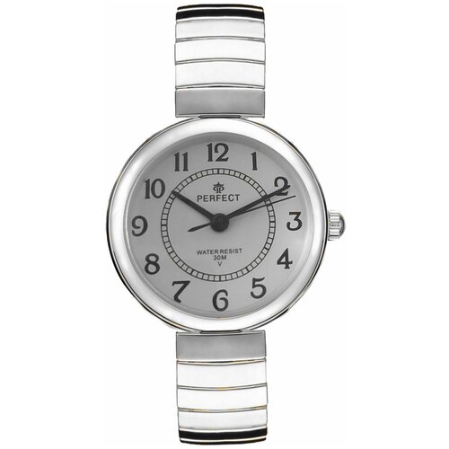 фото Perfect часы наручные, кварцевые, на батарейке, женские, металлический корпус, кожаный ремень, металлический браслет, с японским механизмом x556-154