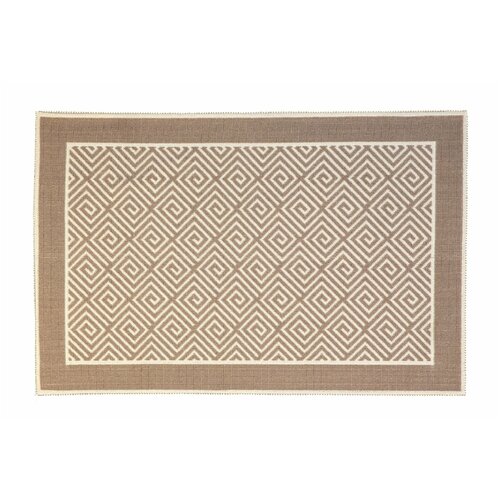 Коврик прикроватный на пол, коврик для ванной и туалета безворсовый хлопковый 50x80 см, Alize, Турция, Labirint, бежевый