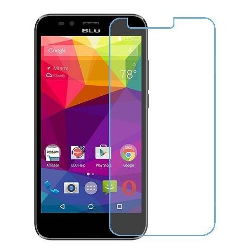 BLU Studio G LTE защитный экран из нано стекла 9H одна штука blu studio energy 2 защитный экран из нано стекла 9h одна штука