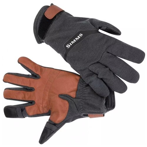 фото Перчатки simms lightweight wool tech glove (carbon m)