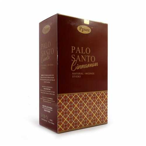 Благовония Ppure 15гр Palo Santo Cinnamonl Пало Санто и Корица уп-12 шт 867218