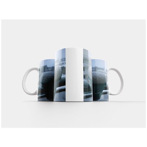 фото Кружка "снег, зимний пейзаж, наступление зимы" 320 мл lotsprints