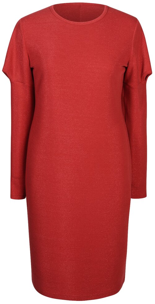 Платье Mila Bezgerts, вечернее, прилегающее, макси, размер 54, красный