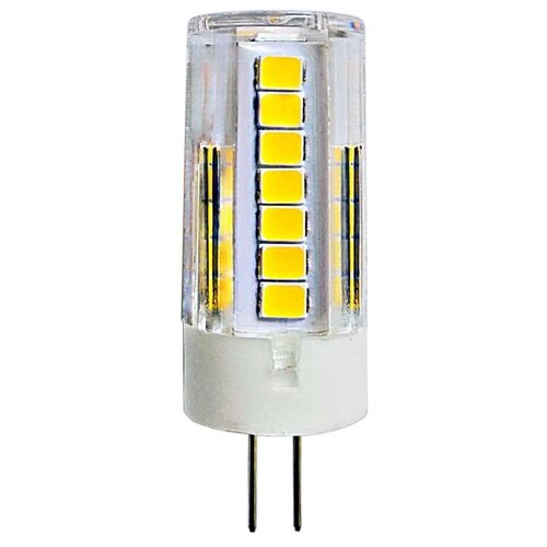 фото Лампа светодиодная g4 5 вт капсула прозрачная 425 лм, тёплый белый свет uniel