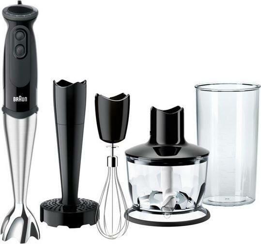 фото Блендер, Braun, блендер погружной (ручной), 1000 Вт, черного цвета