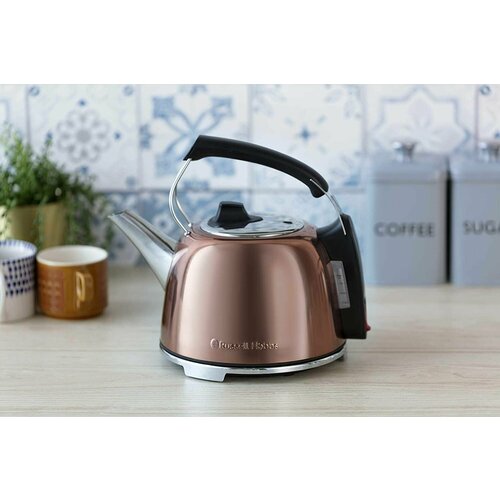 Электрический чайник Russell Hobbs 25861 K65 Anniversary, металл, 3000 Вт, 1,2 литра, бронзовый