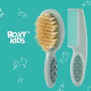 Набор ROXY-KIDS гребешок и расческа цвет серо зеленый