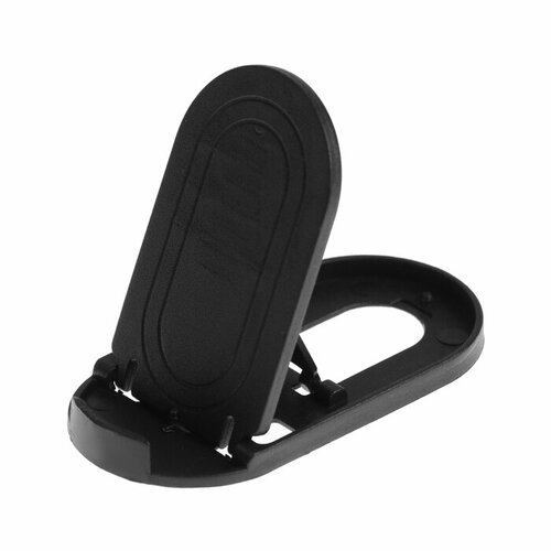 Подставка для телефона LuazON складная овальная регулируемая высота чёрная 94₽