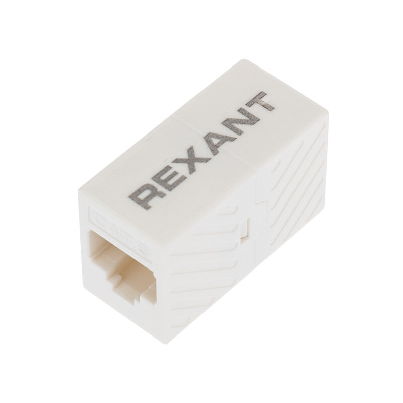 Адаптер проходной UTP RJ-45(8P8C), CAT 6 REXANT 1 шт арт. 03-0108