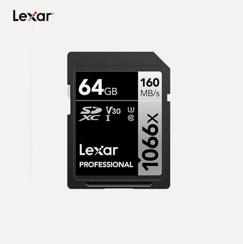 Изображение товара Карта памяти SDXC Lexar Professional 1066x SILVER 64GB (LSD1066064G-BNNNG)