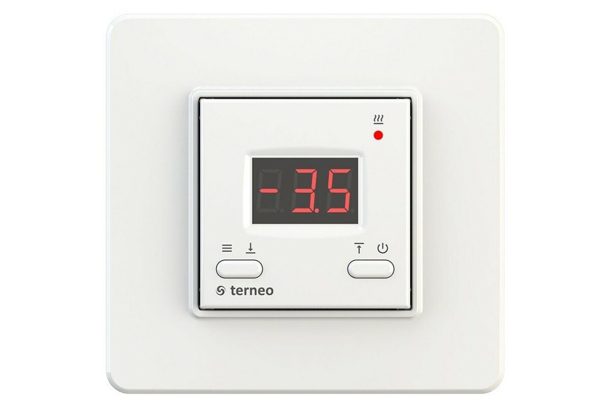 Рамка Terneo однопостовая белая — фото 1