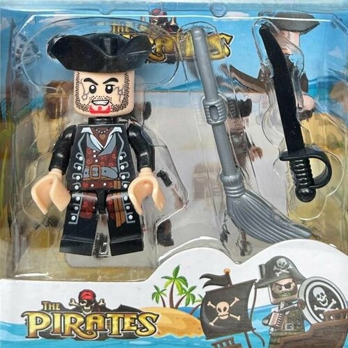 222B Конструктор minifigures The Pirates, фигурка Пираты Карибского моря 7,5 см. конструктор pirates of the caribbeans пираты карибского моря 18016 7318 черная жемчужина 804 дет