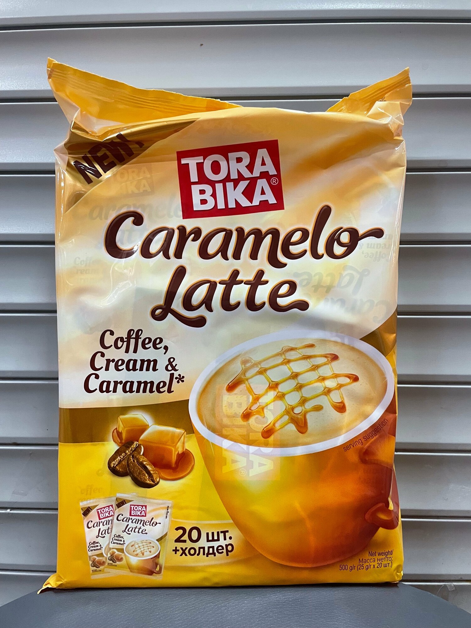 Tora Bika Caramely Latte-кофе растворимый,600 грамм.