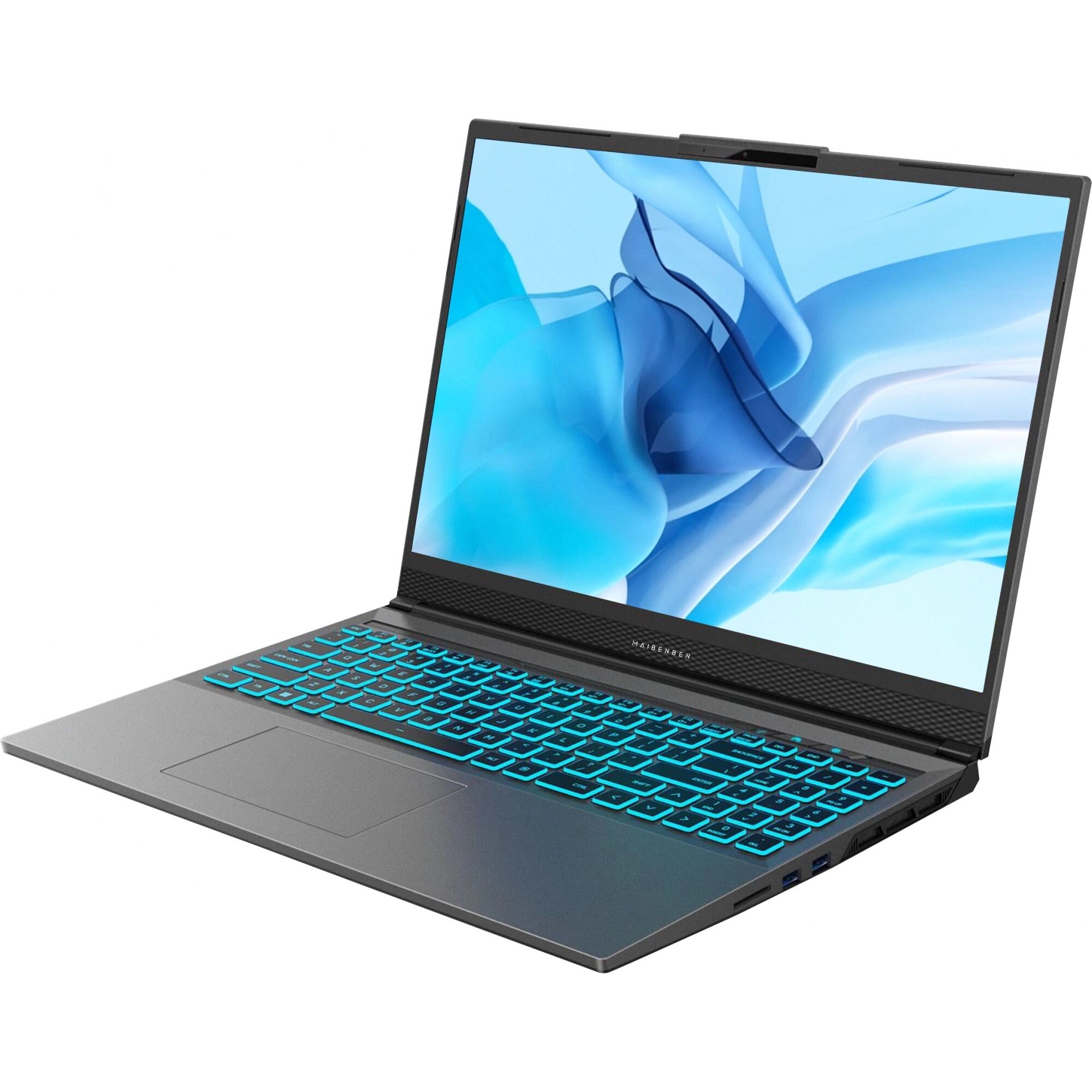 Ноутбук MAIBENBEN X-Treme Typhoon X16A X16A-R77445FFSLGRE0 (16", Ryzen 7 7435H, 16Gb/ SSD 512Gb, GeForce® RTX 4050 для ноутбуков) Серый - фото №2